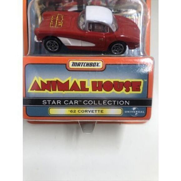 Matchbox Star Car Series 2 Animal House 62 Red Corvette 1997 New Sealed - Picture 2 of 6